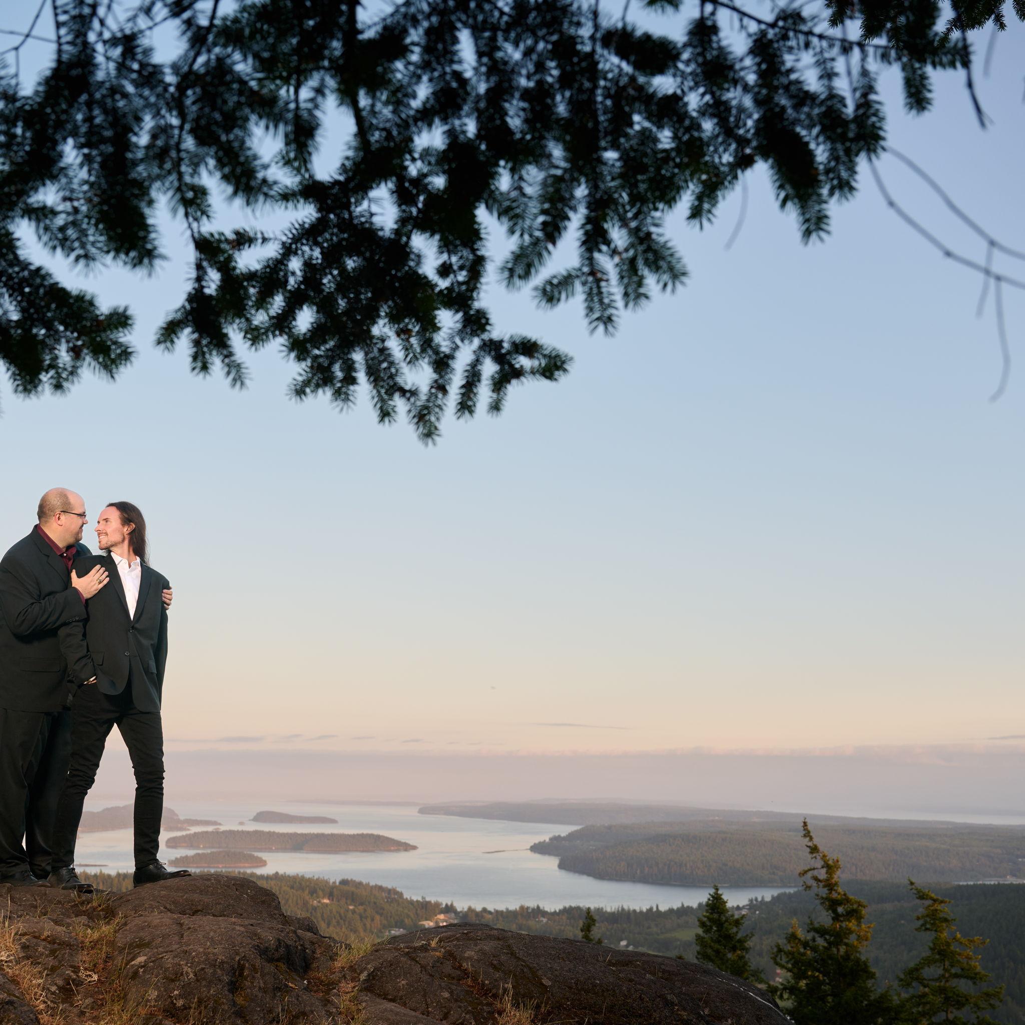Overlooking Whidbey Island in Puget Sound