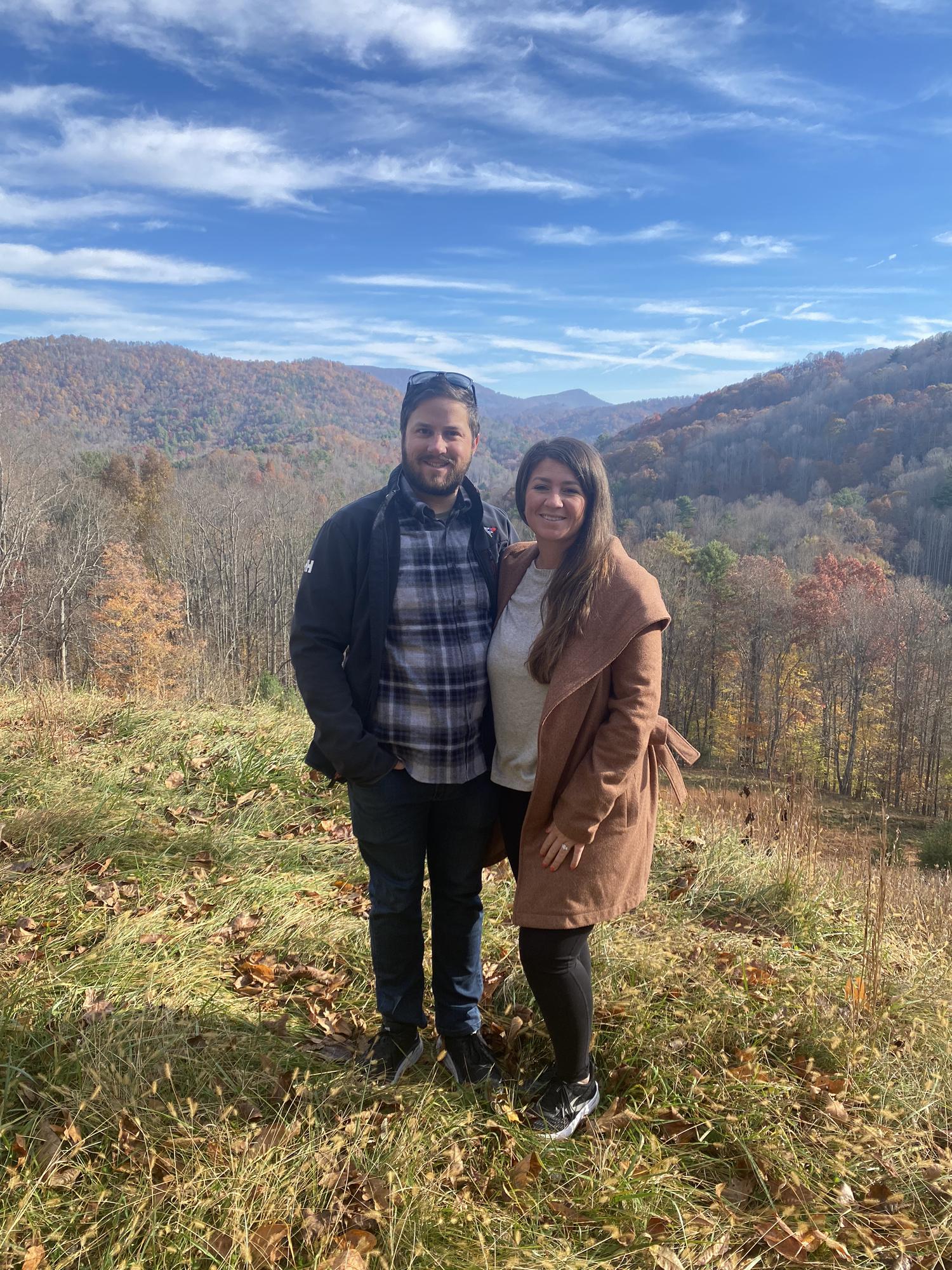 A view from Andrew’s family cabin in Valley Crusis, N. Carolina.