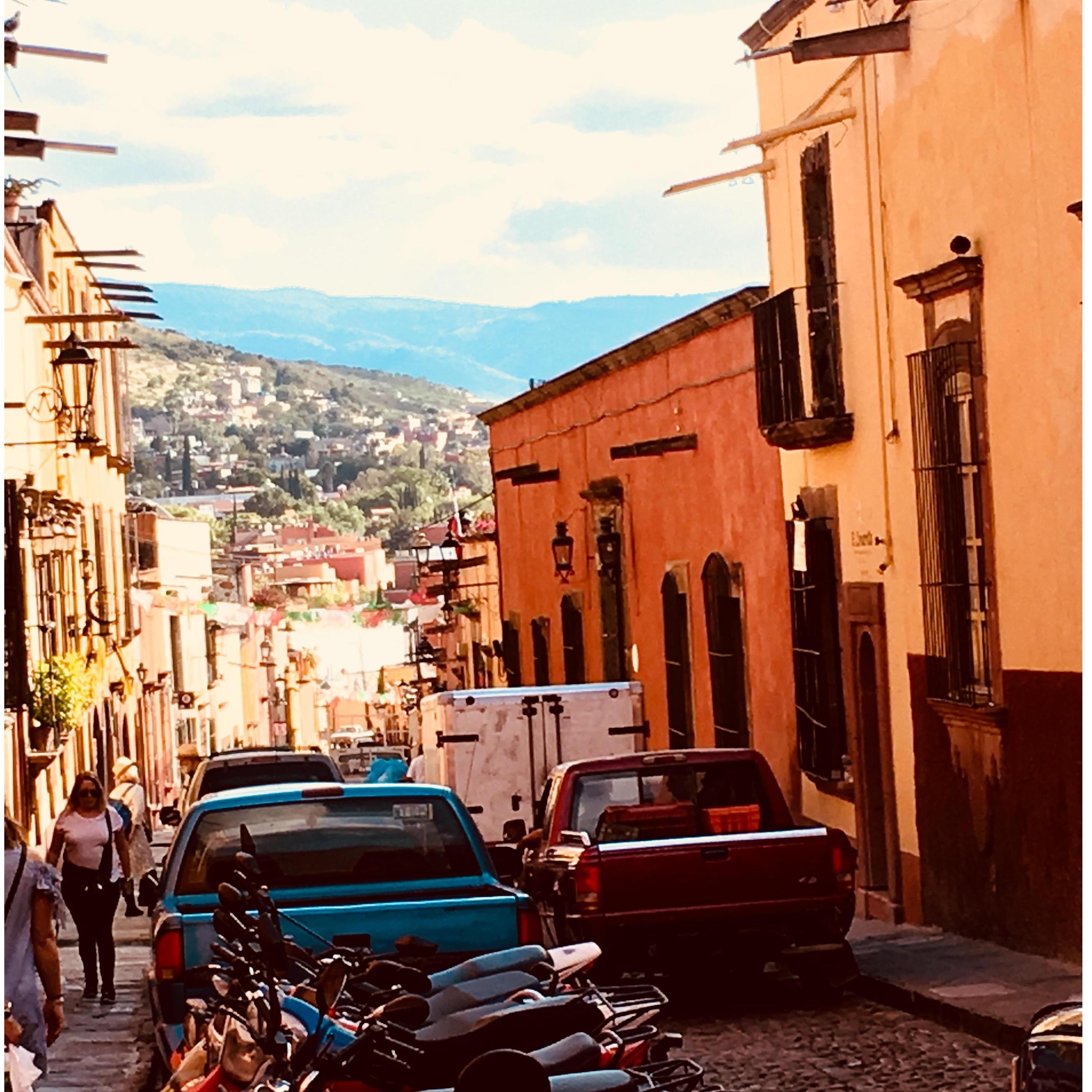 "Every street is uphill, how is that possible?" -Noah