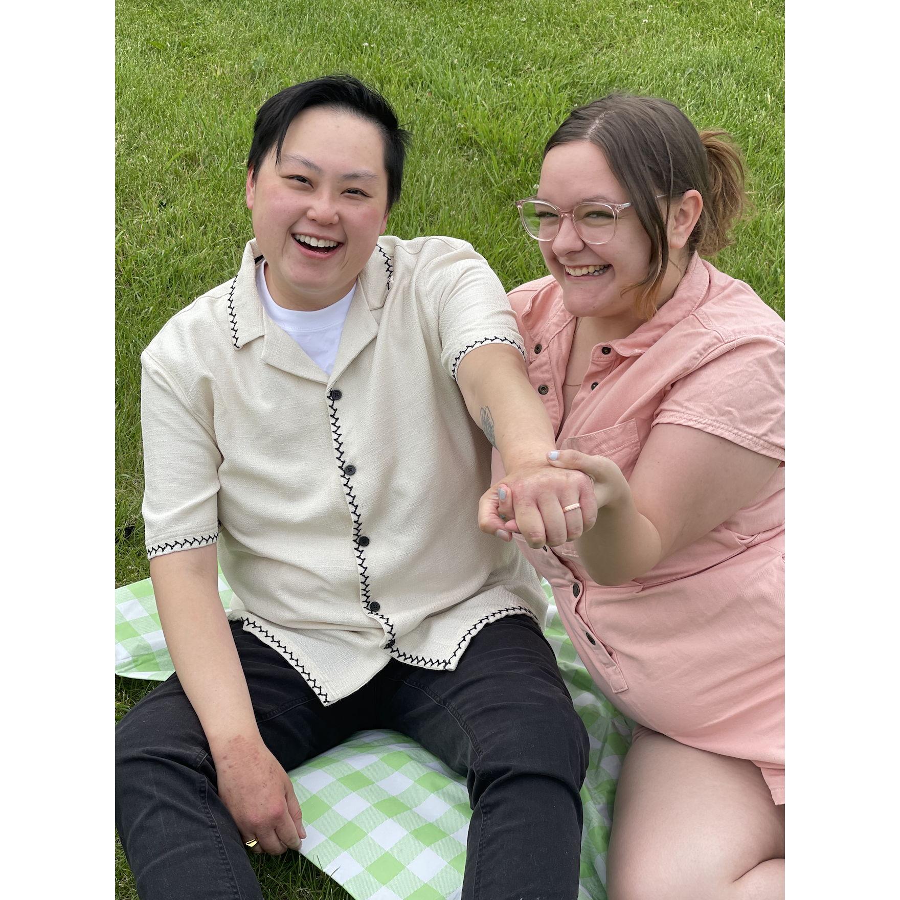 Anna's proposal: the ring