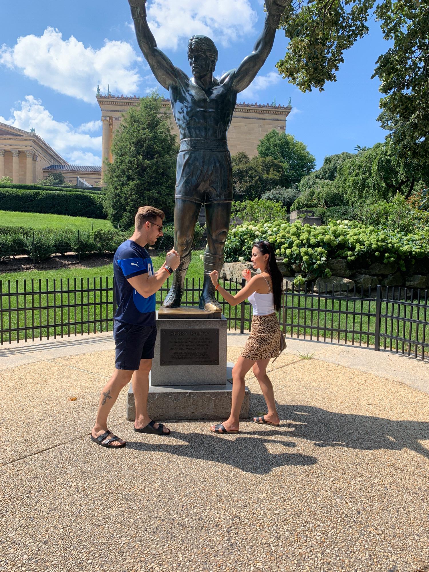 Philly! Rocky statue