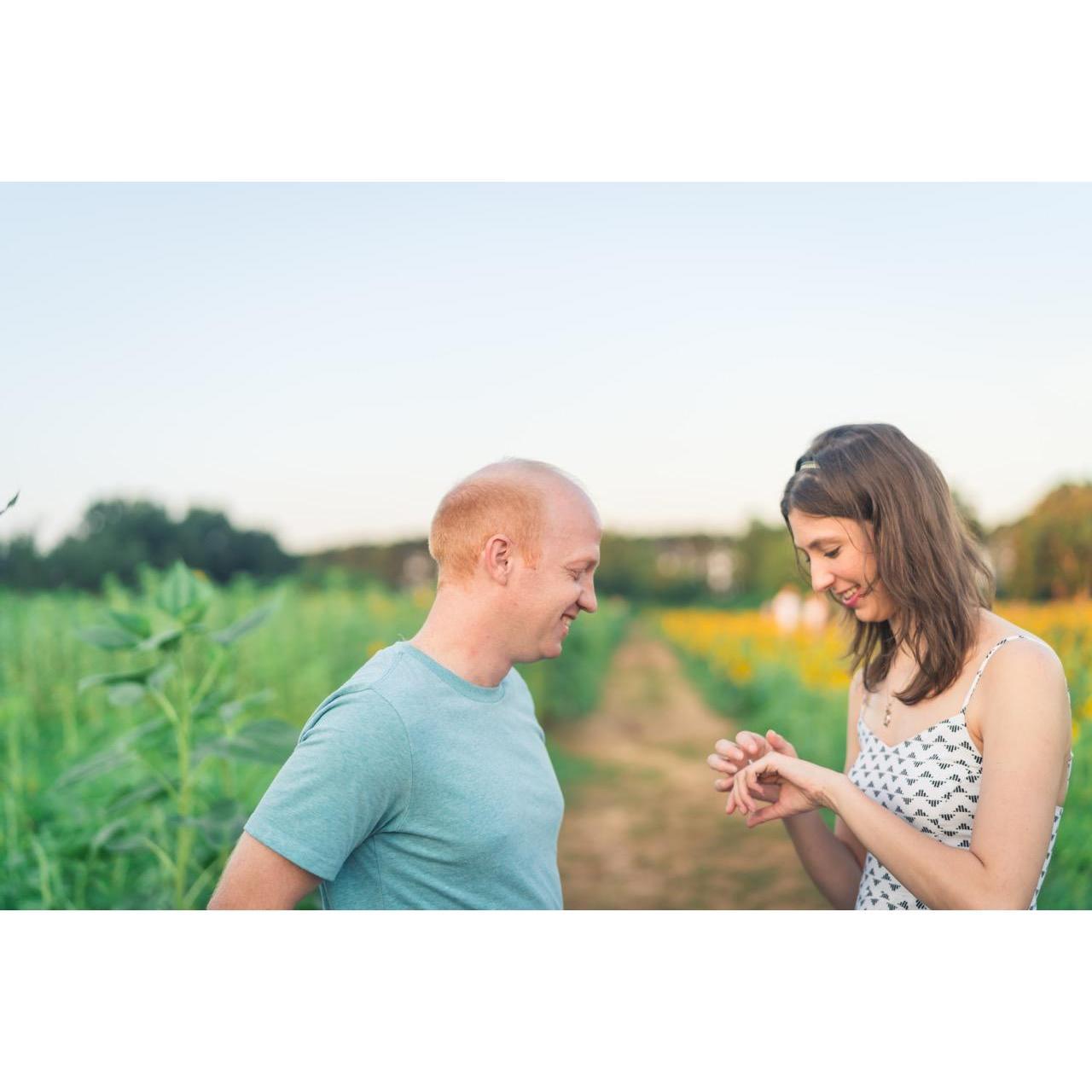My first time seeing the ring on my 22nd birthday!