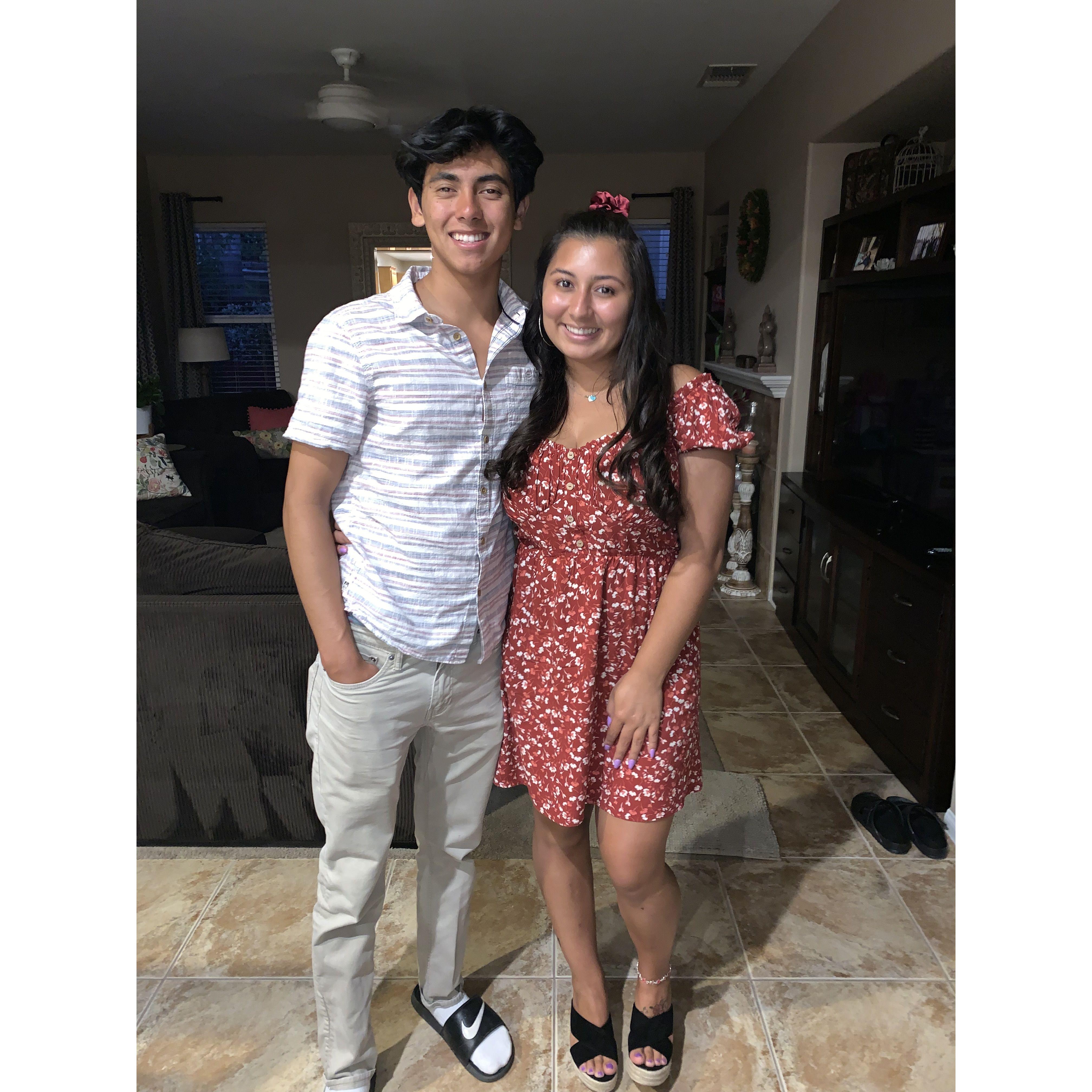 8.7.2019 -Celebrated our 3-year anniversary at a restaurant in Little Italy and some gelato afterwards.