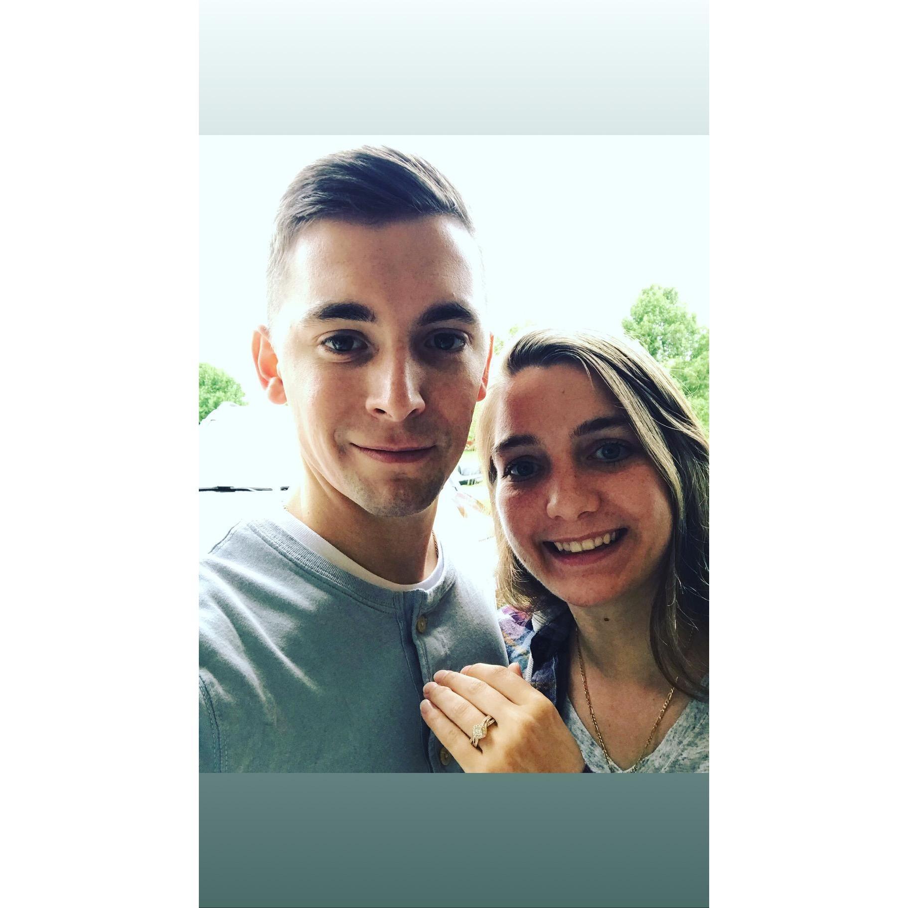 Shortly after saying "Yes!" to my proposal