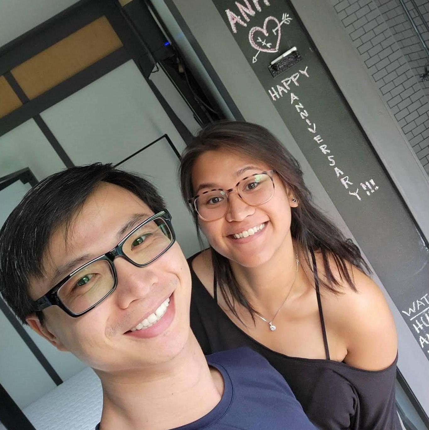Our "fake" anniversary trip :D