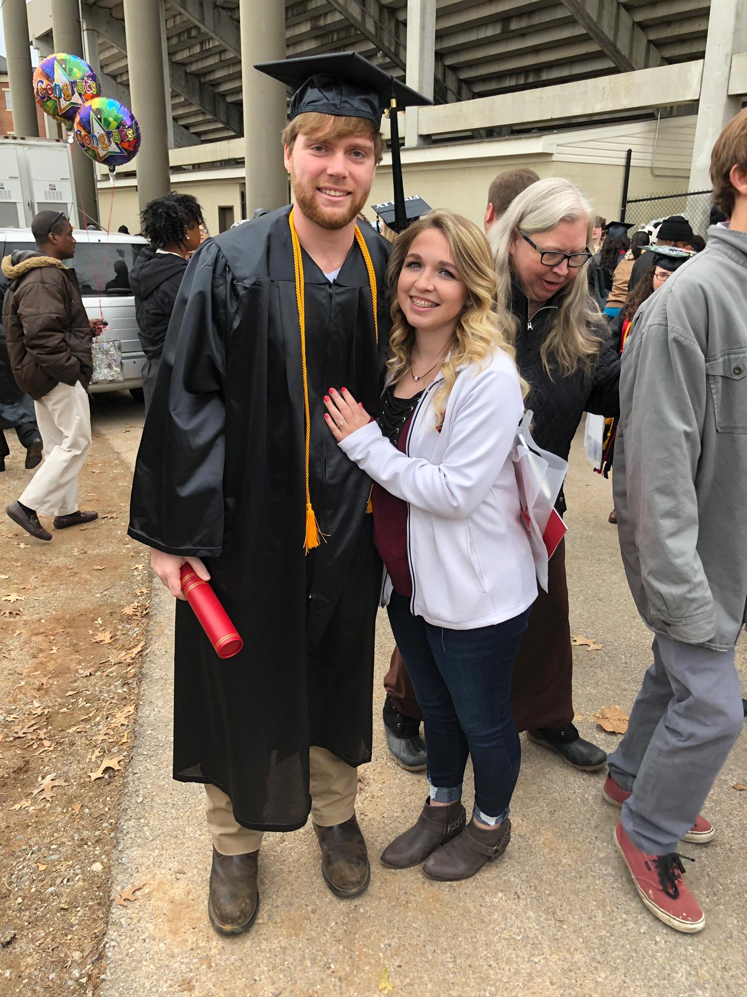 HE GRADUATED! I am proud of you!