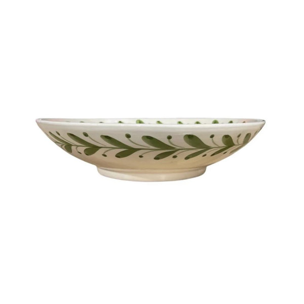 Anna Serving Bowl - Olive Green