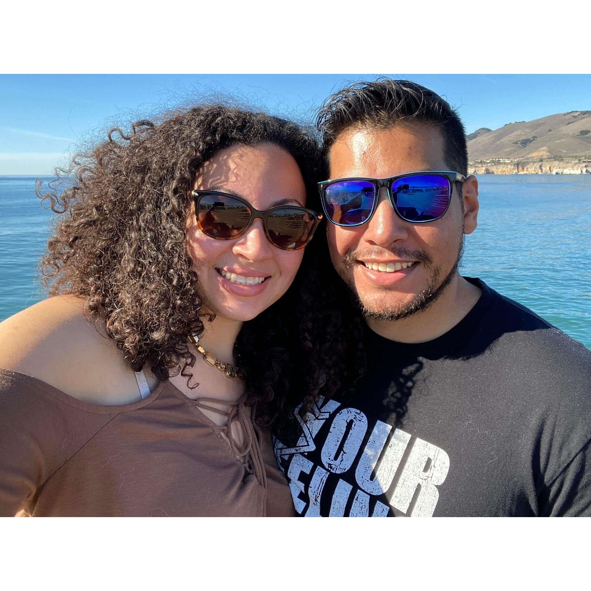 Oscar and I in Pismo