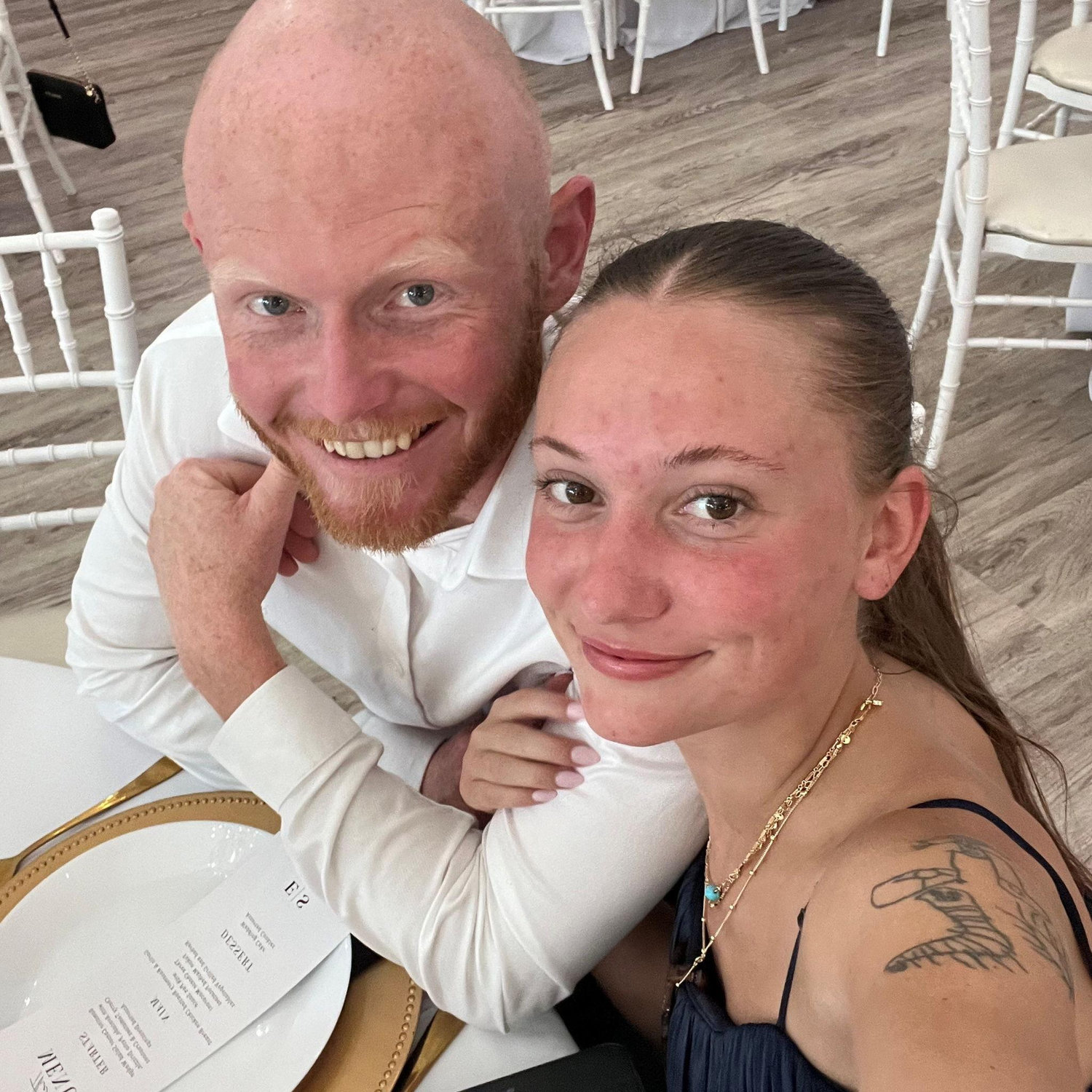 Practiced being wedding dates… decided to keep each other