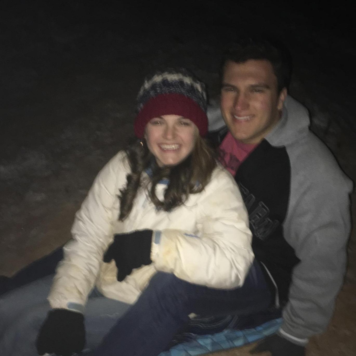 "sledding" in mud