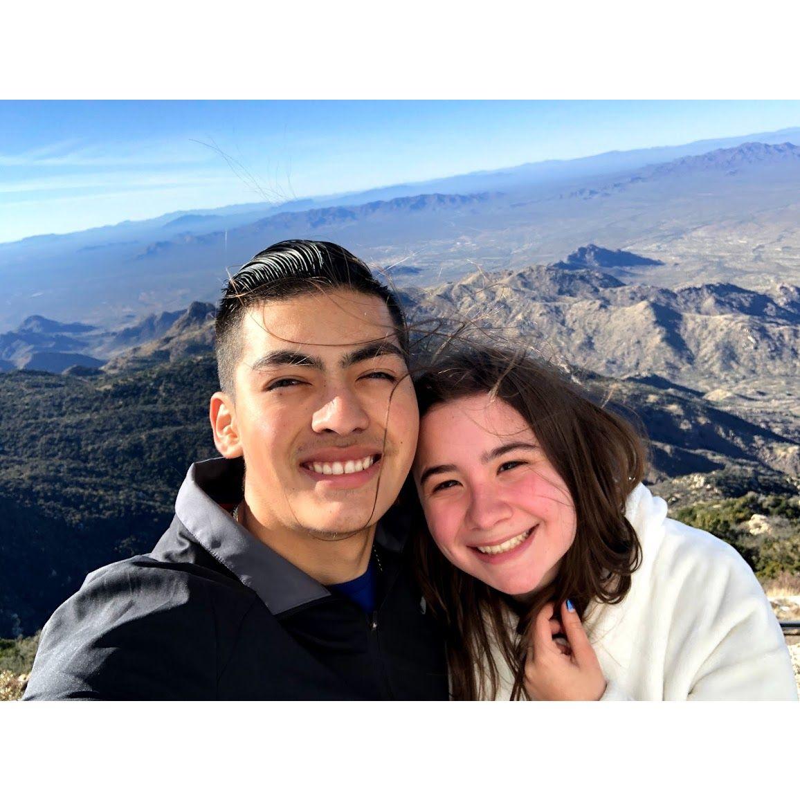 A windy day at Kitt Peak Observatory in Jan of 2020.