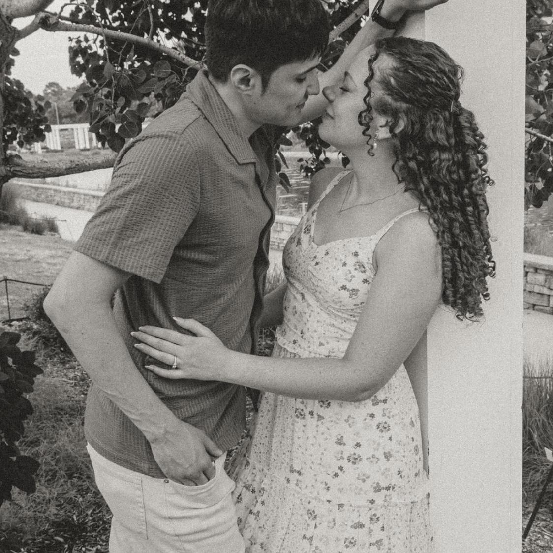 Engagement shoot at Nicholas Conservatory