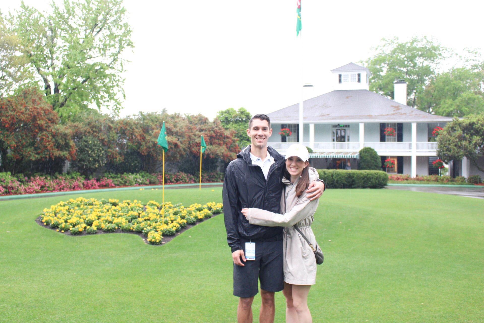 First time at the Masters in Augusta, GA