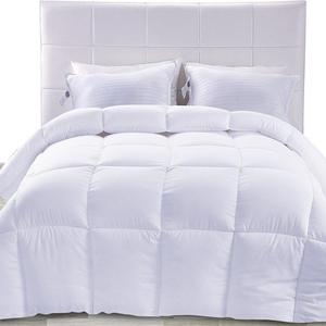 Utopia Bedding Lightweight Comforter, Ultra Soft Down Alternative (White, King) - All Season Comforter - Plush Siliconized Fiberfill Duvet Insert - Box Stitched