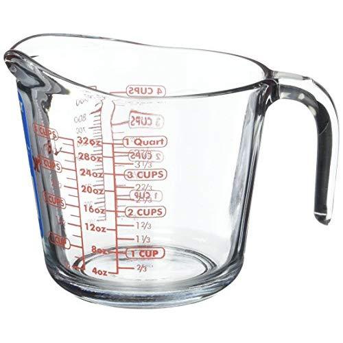 Anchor Hocking 551780L13 Glass Measuring Cup, 32 Oz