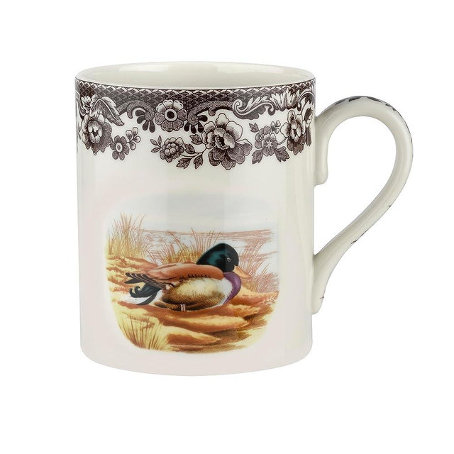 Spode Woodland Mug, Mallard, 16 Oz | Coffee Mug with Handle for Hot Beverages | Ideal for Tea, Hot Chocolate, and Other Hot Drinks | Made from Fine Porcelain