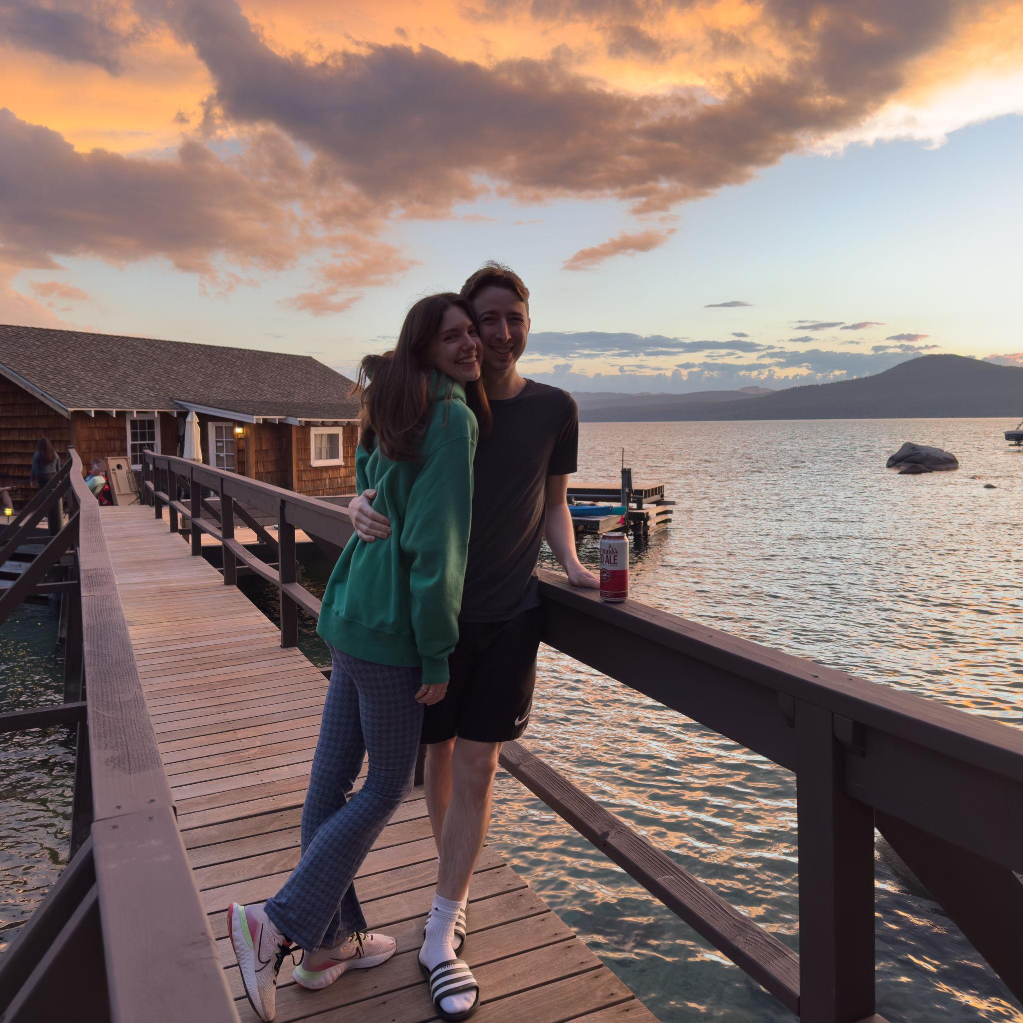 Tahoe, August 2025 - The day before we got engaged!