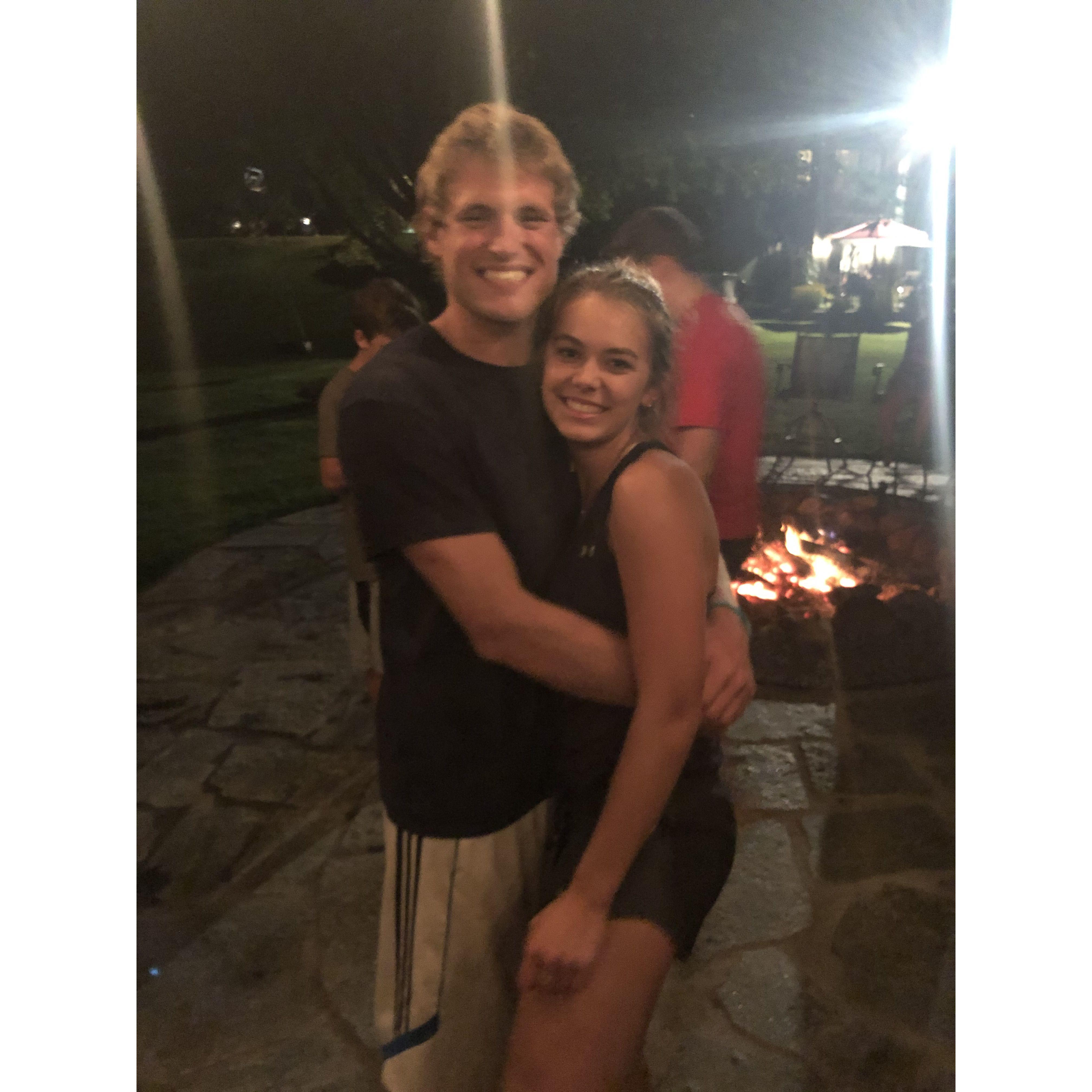 8/21/2020: Our first photo together