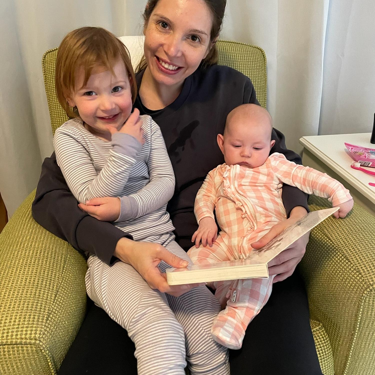 Auntie with the flower girls