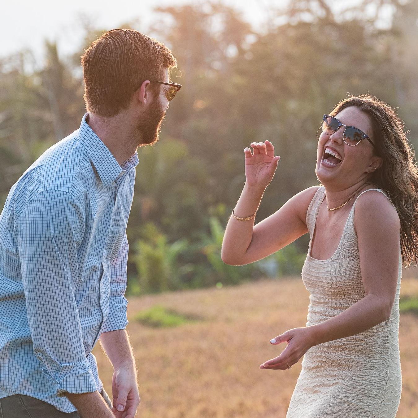 Engaged 5/25/23, Bali Indonesia. Ethan planned a private, beachside dinner and worked with our six closest friends to do a surprise sunset proposal.
Photographer: Andy Lovrak