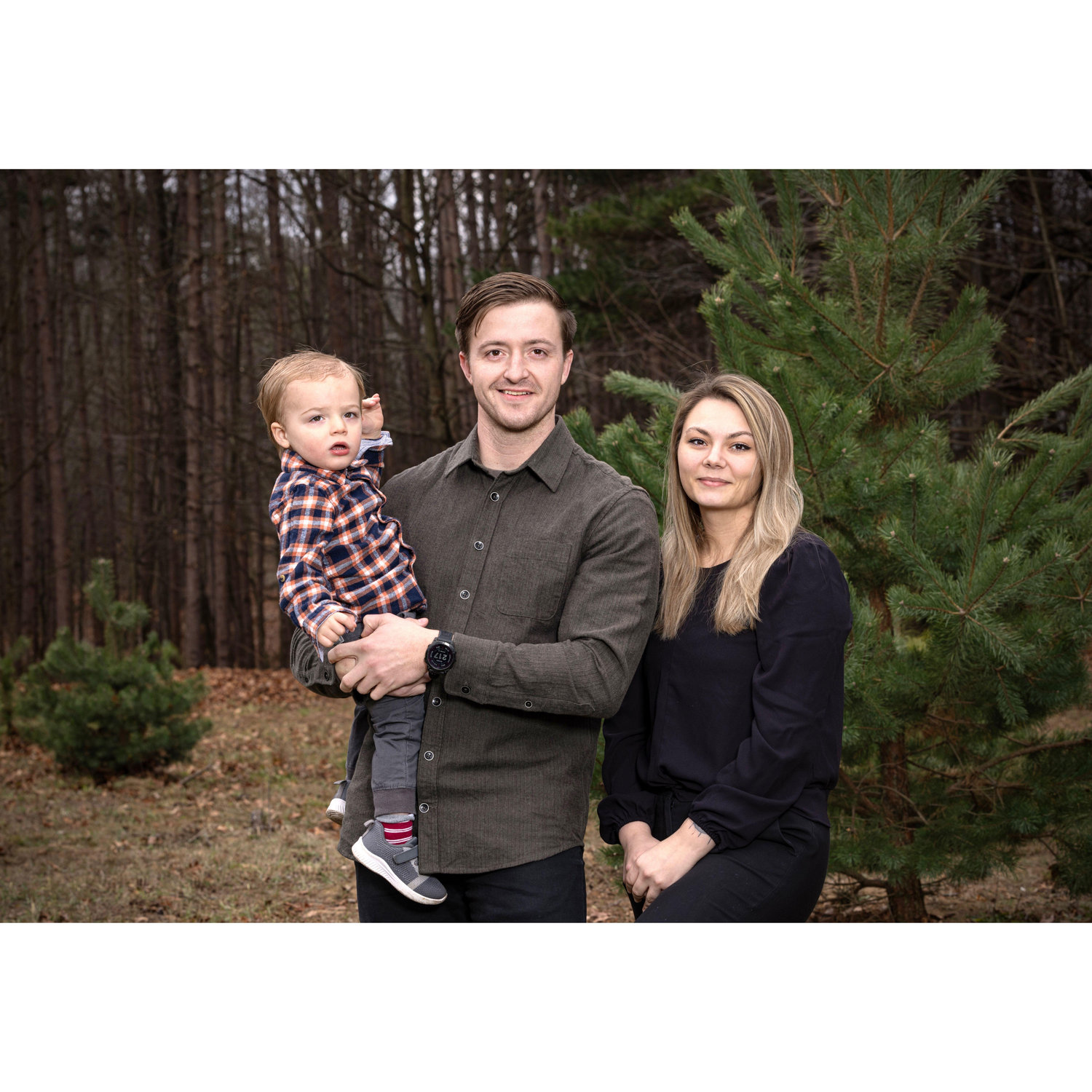 Our first Christmas photos. December 2023.