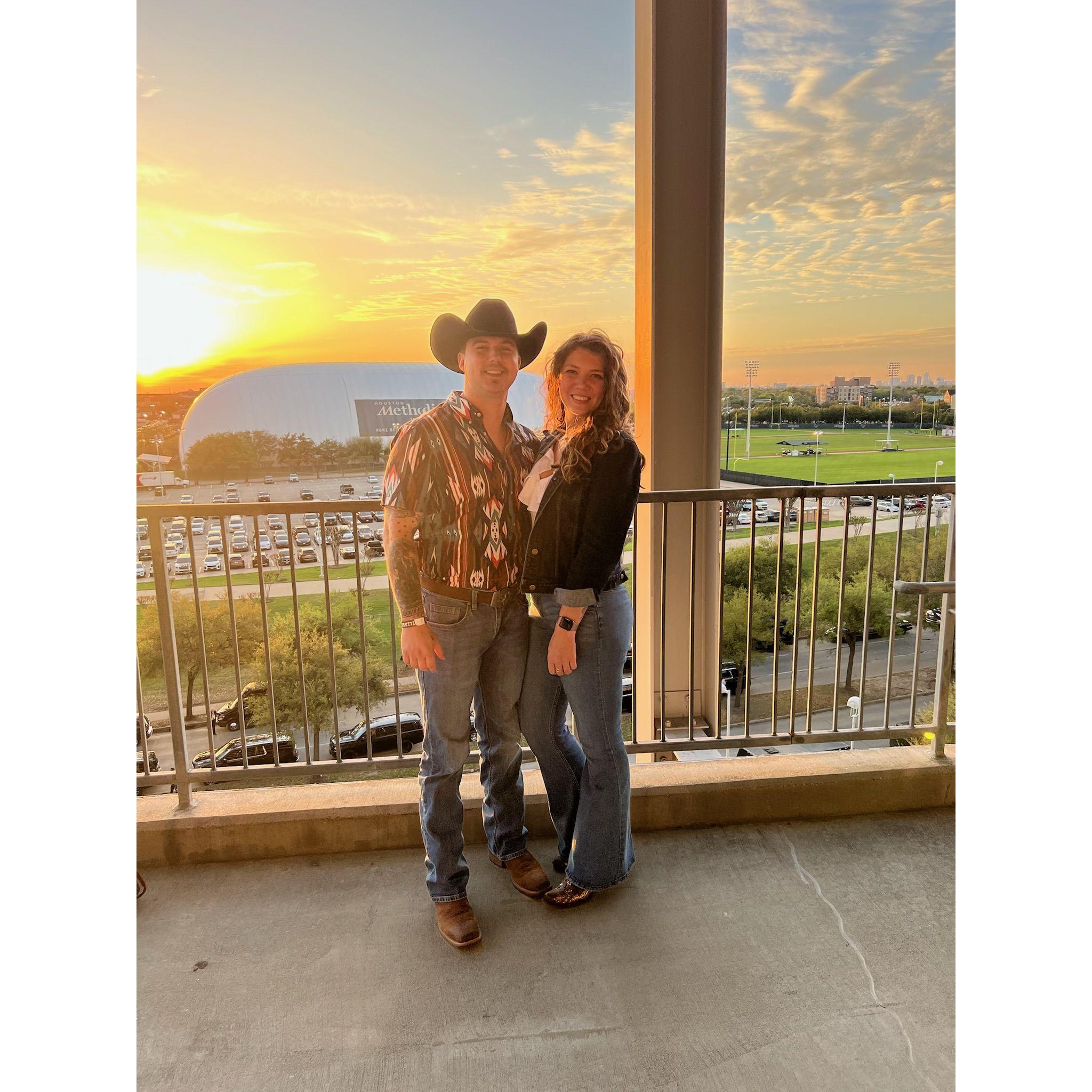 Rae's first Houston Livestock Show & Rodeo