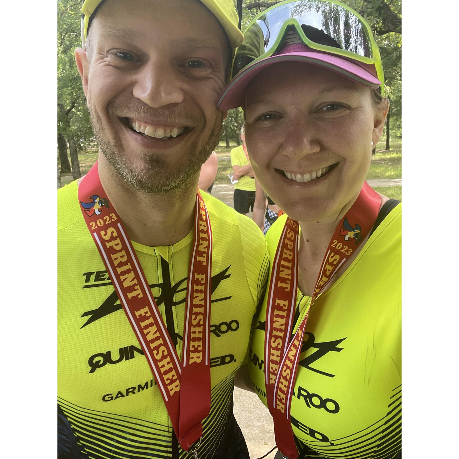 May 2023 and our first Triathlon together