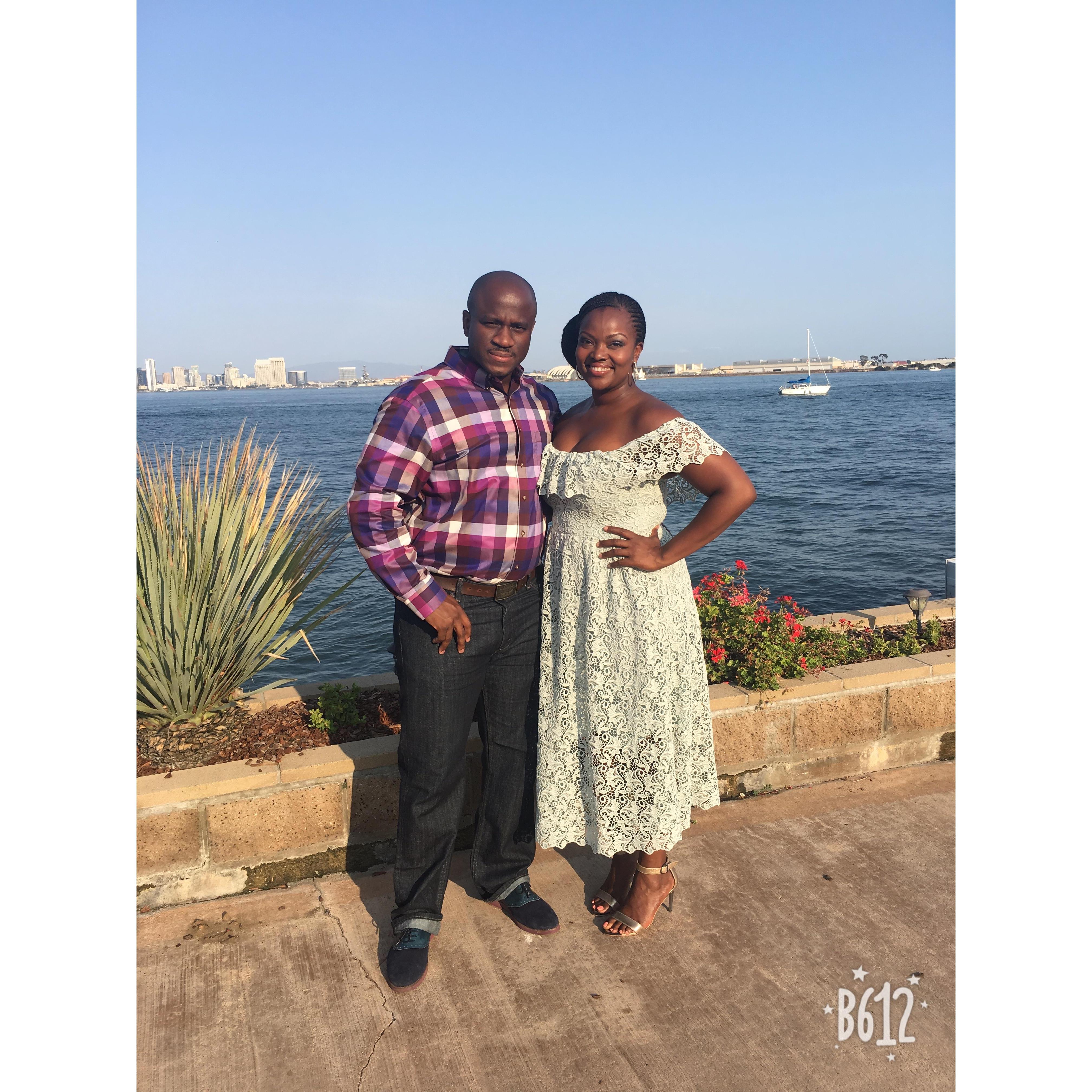 Our first wedding.