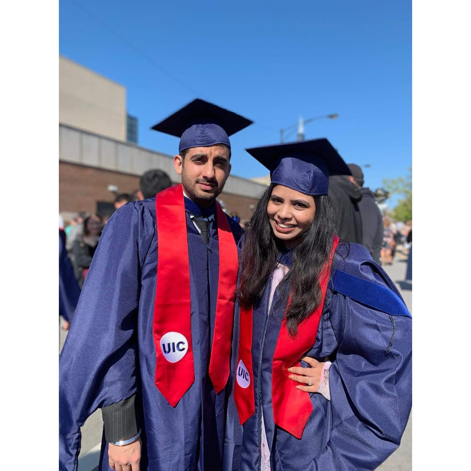 Graduation day! When we walked with our heads high and smiled ear to ear :)