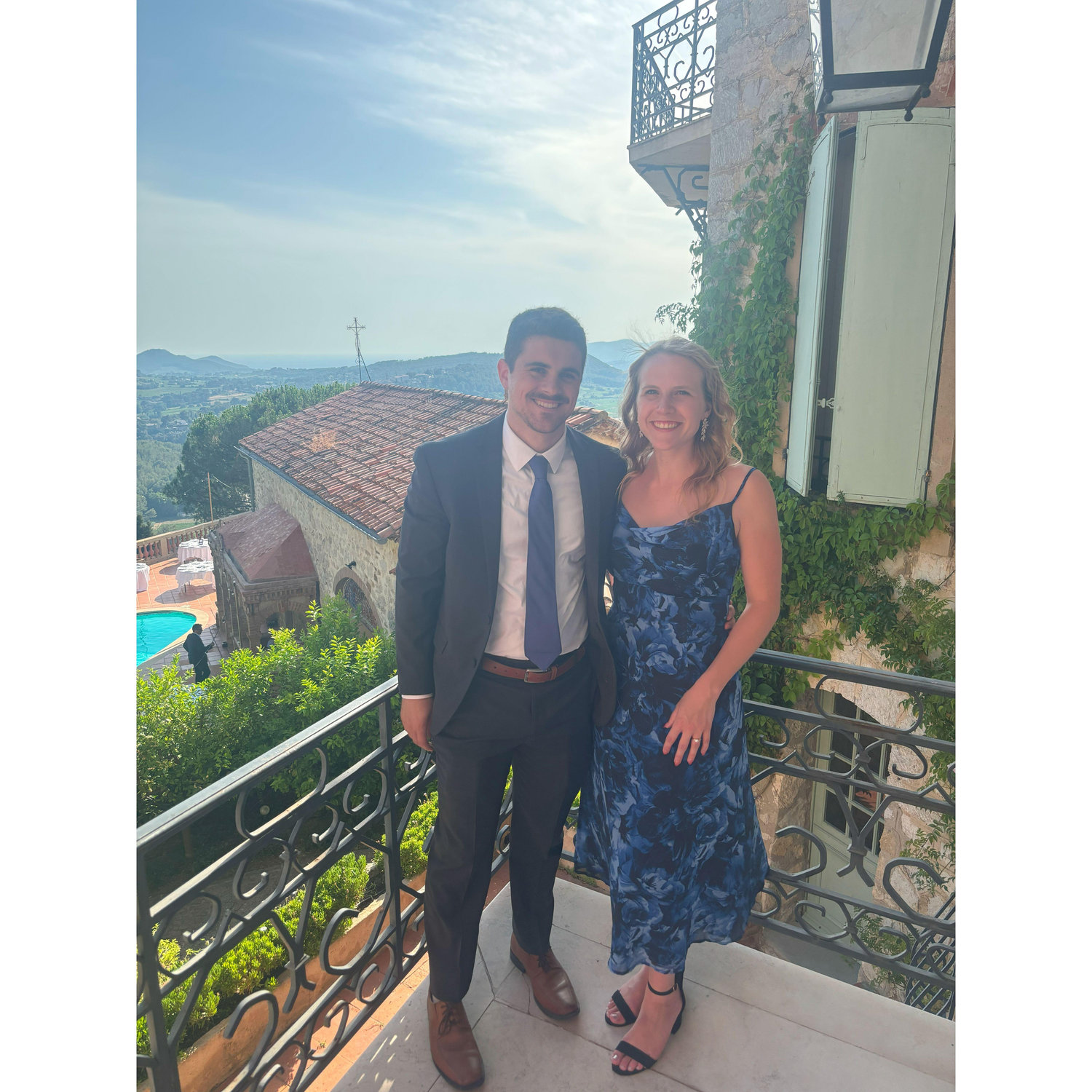 Julie and Nick's wedding in Le Castellet, France.