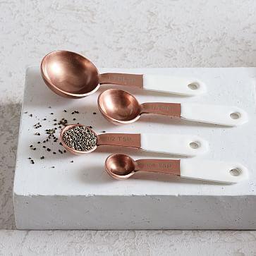 Copper + Enamel Measuring Spoons