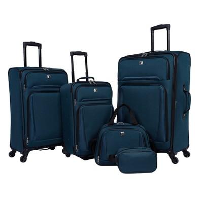 Skyline 5pc Spinner Luggage Set - Teal