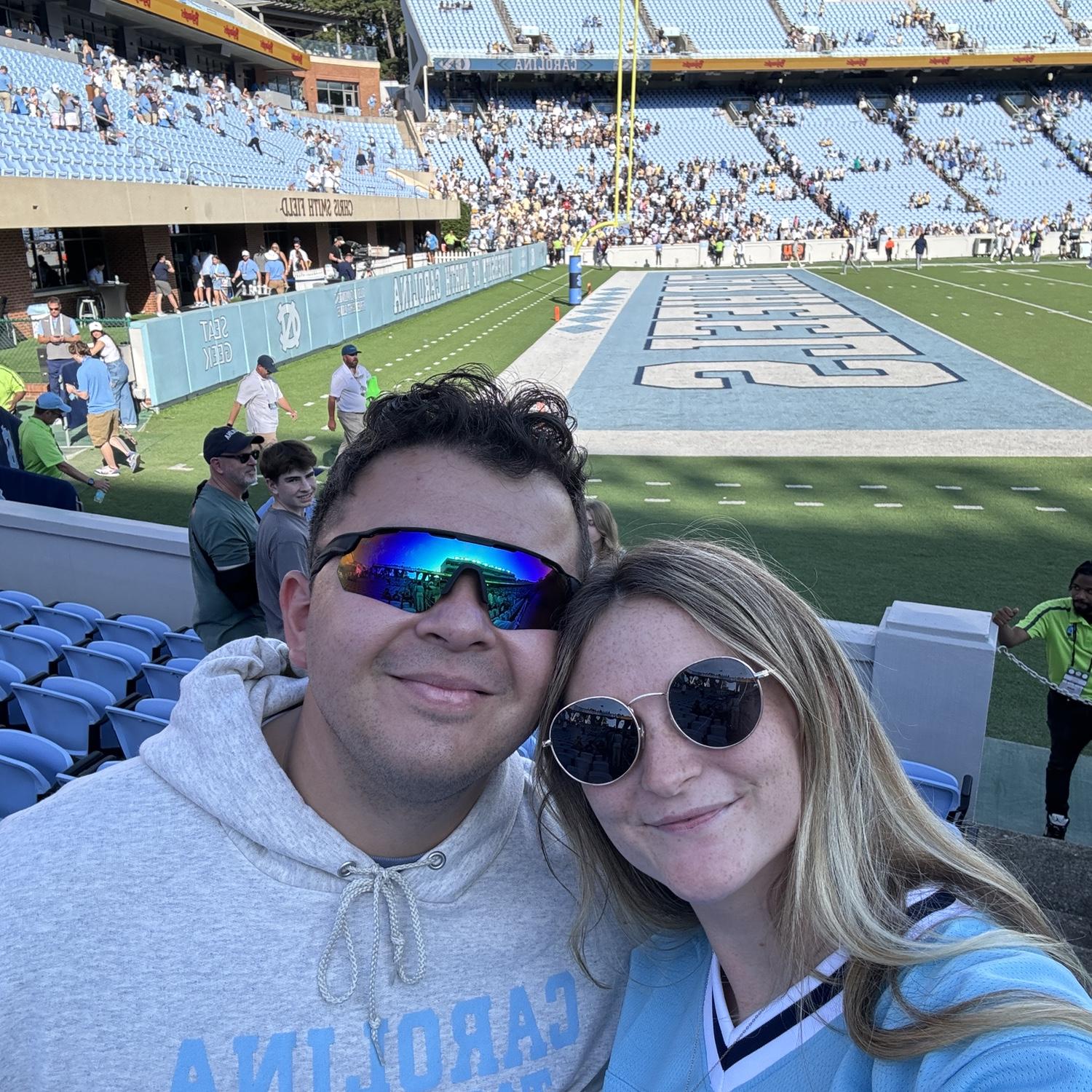 10.12.2024
First UNC football game!