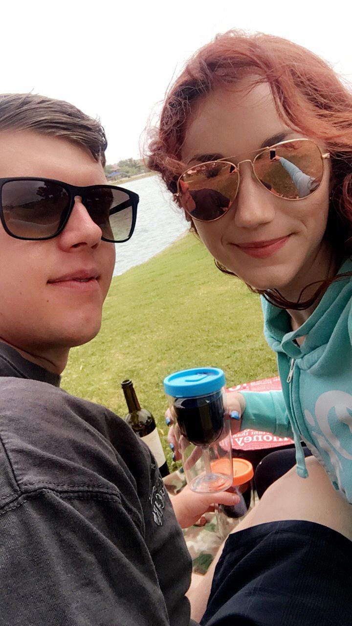 In the beginning: Picnic at Fountain Hills Park
