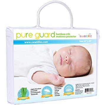 Crib Mattress Protector | Waterproof Crib Mattress Cover | Crib Mattress Pad | Baby Mattress Protector