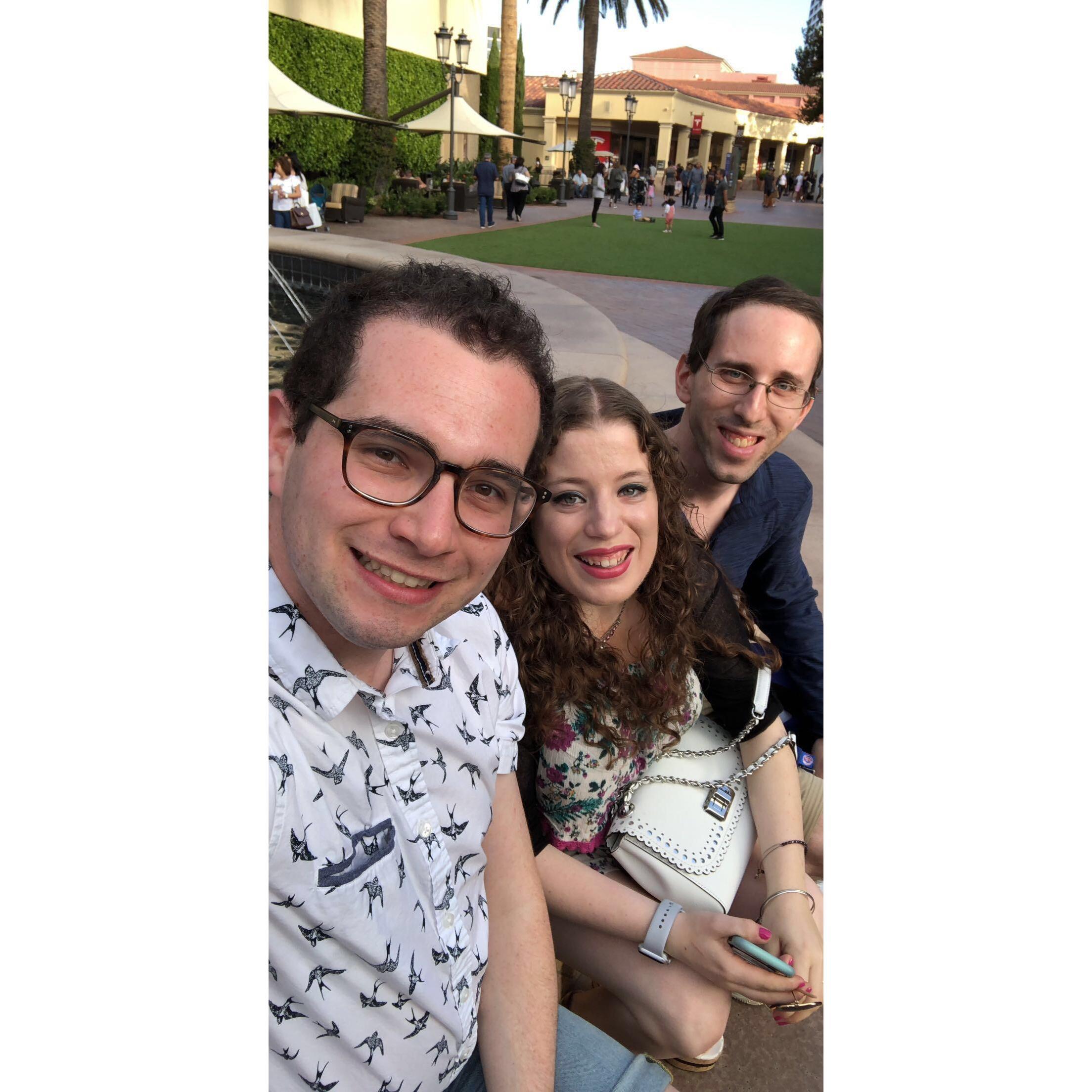 Hanging out with friends in California.
May 28, 2018