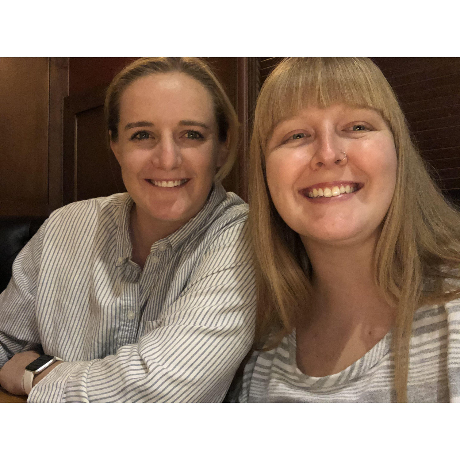 Our first year anniversary dinner outing