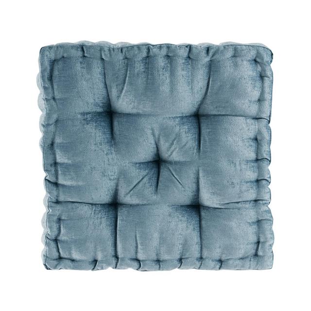 Aqua Square Floor Pillow Cushion (20"x20")