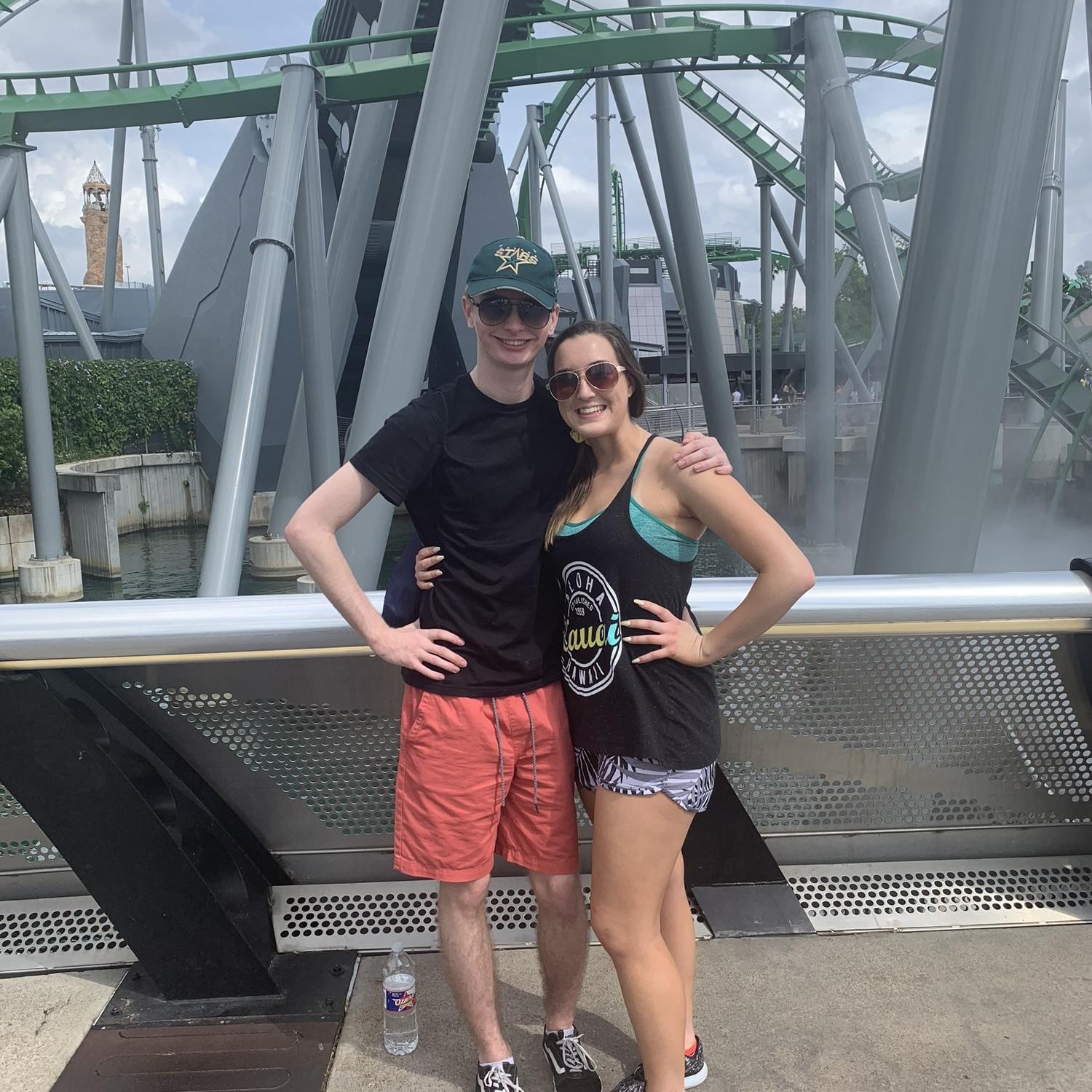 High school band trip to Universal Studios