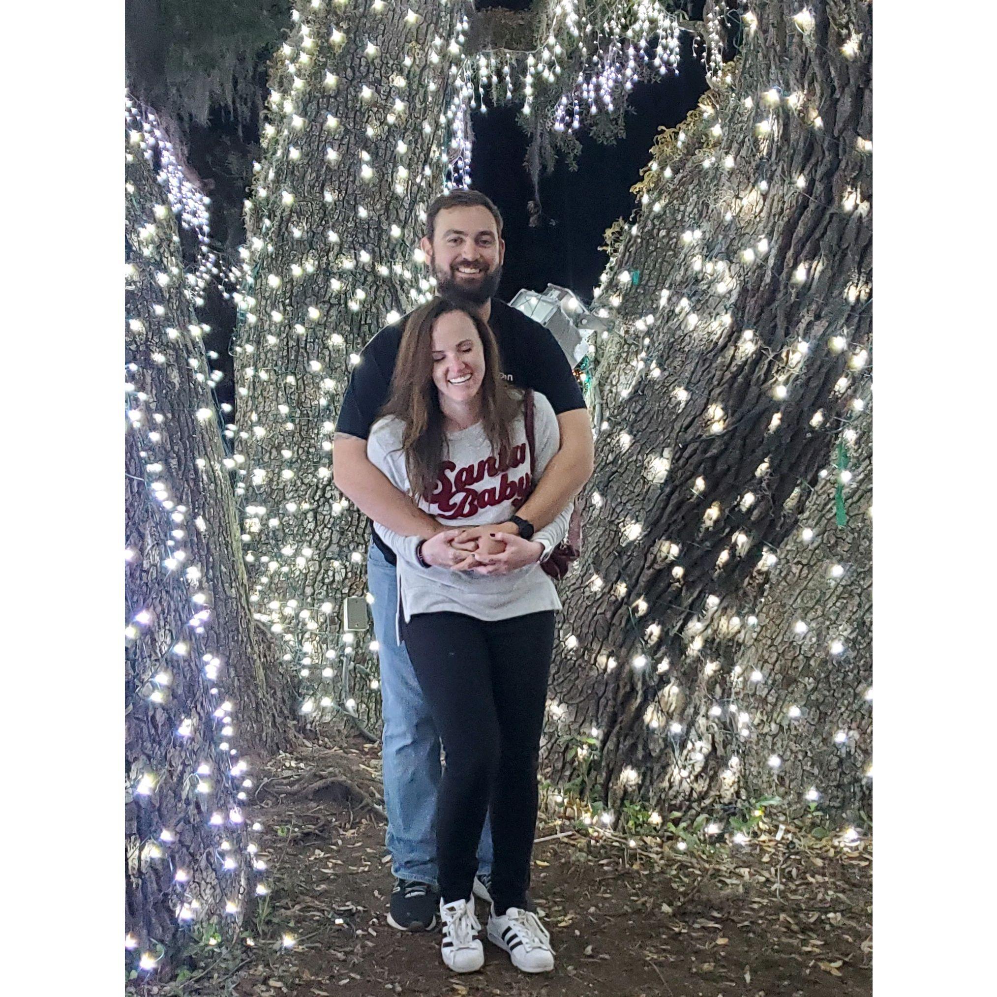 Christmas lights on Jekyll have been a yearly tradition since our third date in 2018.