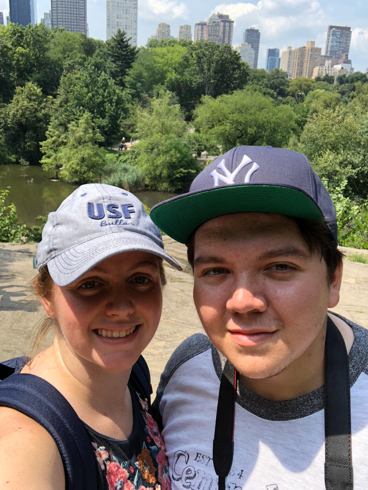 A gorgeous day taking a walk through Central Park