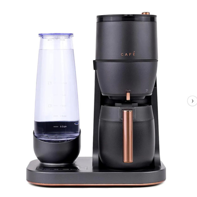 Café - Grind & Brew Smart Coffee Maker with Thermal Carafe and Gold Cup Standard - Matte Black
