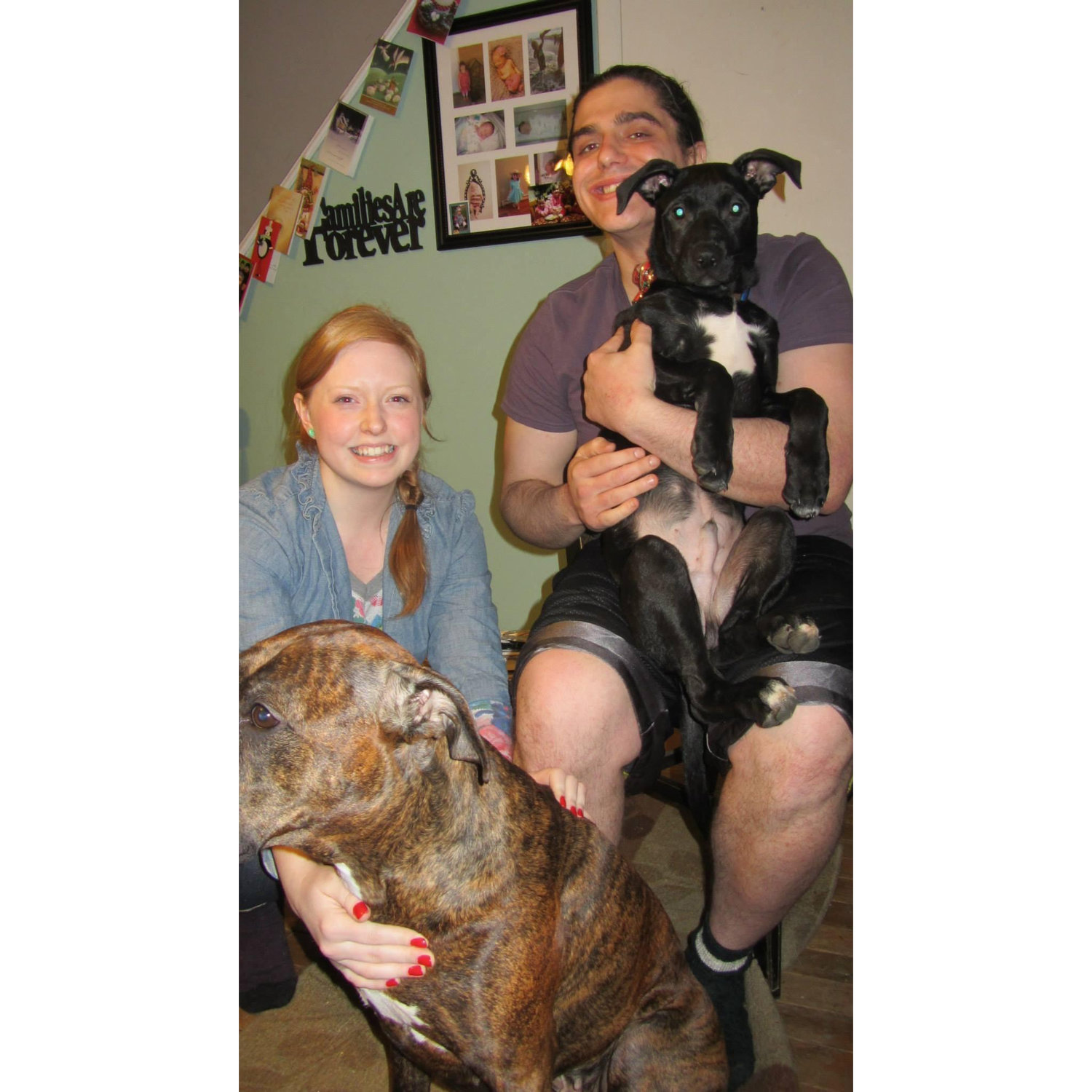 The whole family in 2013.