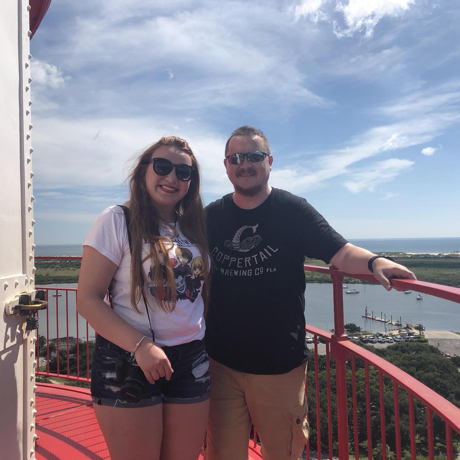 Josh is not a fan of heights!