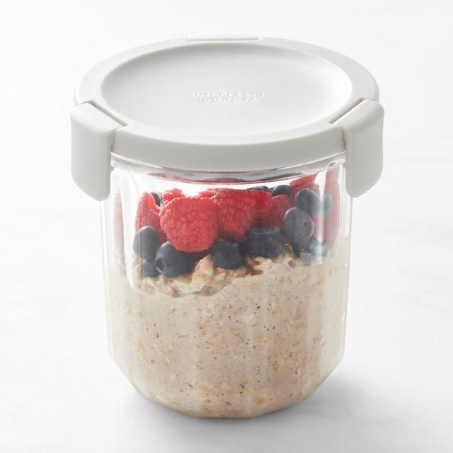 Williams Sonoma Breakfast Overnight Oats Jar with Lid