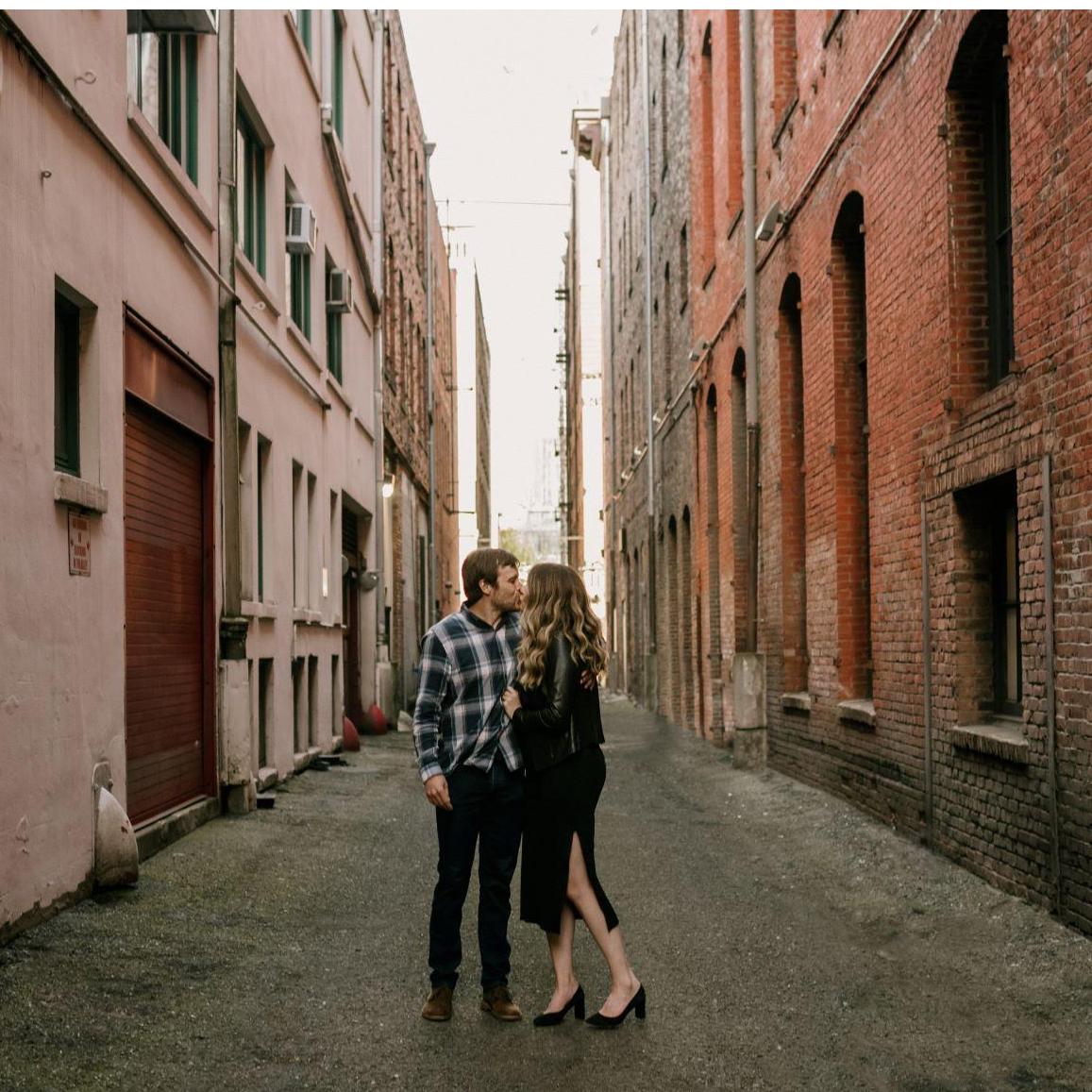 Engagement Photos - Credit to Carina Skrobecki for making us look good
