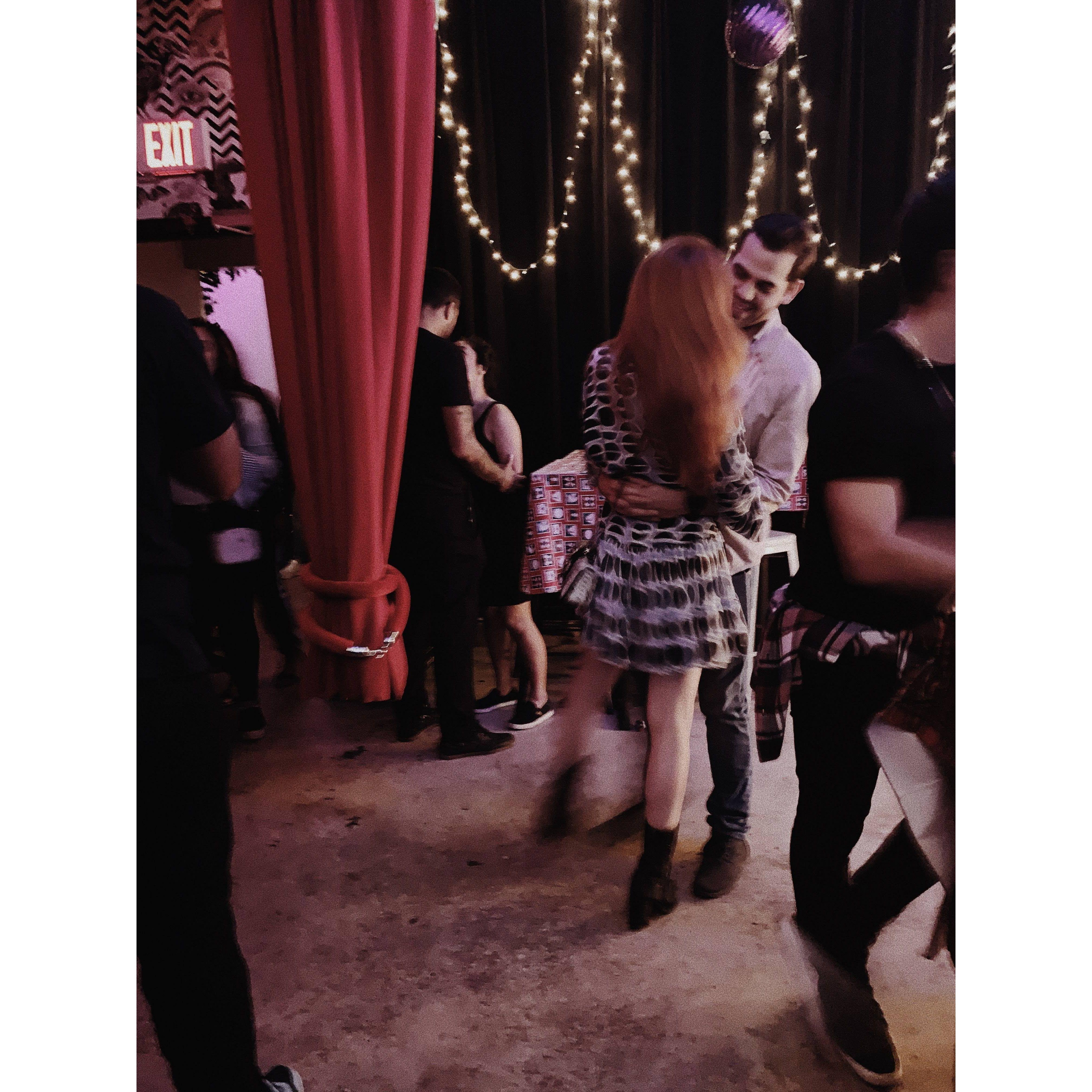 Our first picture together during our second date