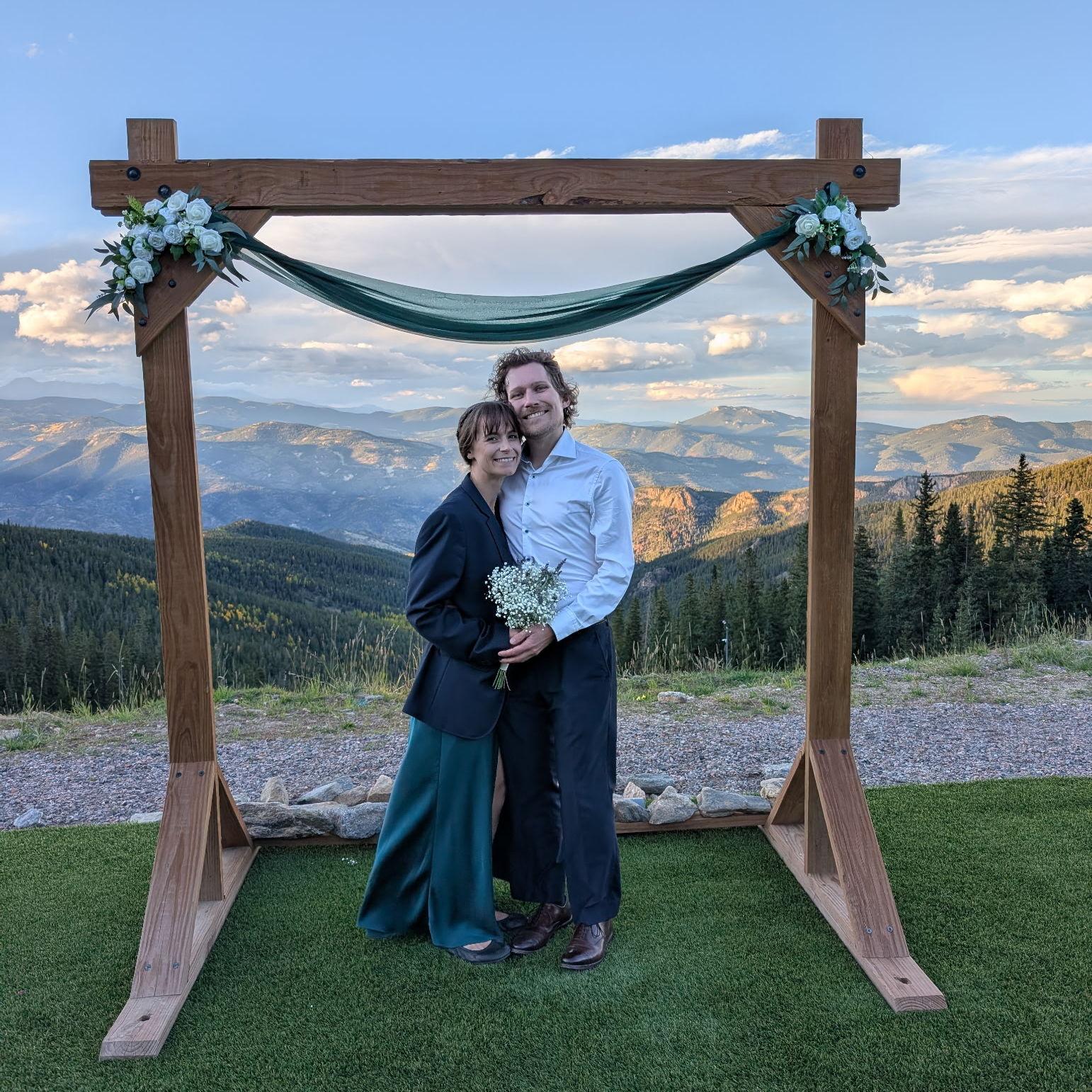 At Rachel and Mitch's wedding in fall 2025!