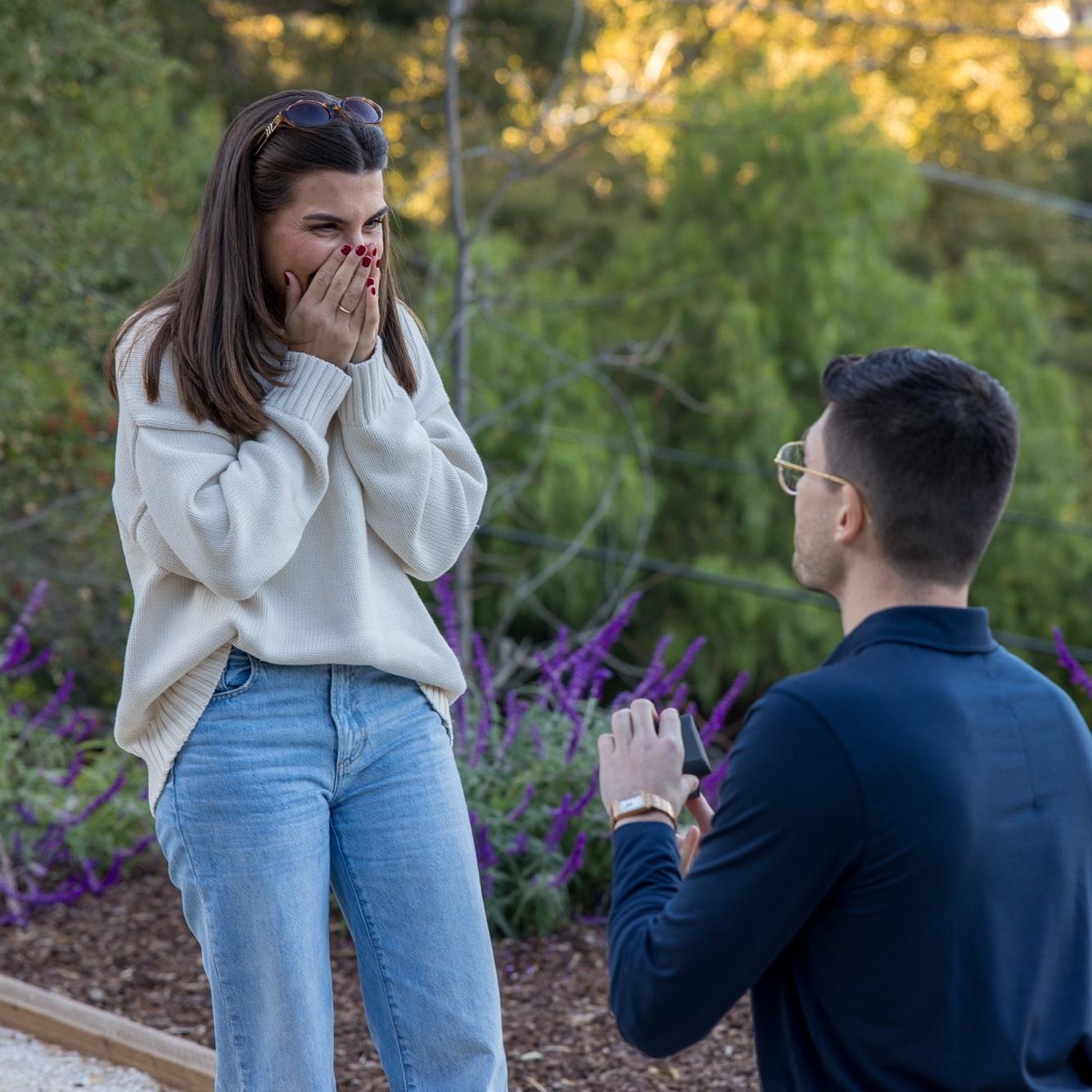 coop popped the question in the cutest airbnb in topanga canyon