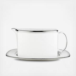 Library Lane Sauce Boat & Stand